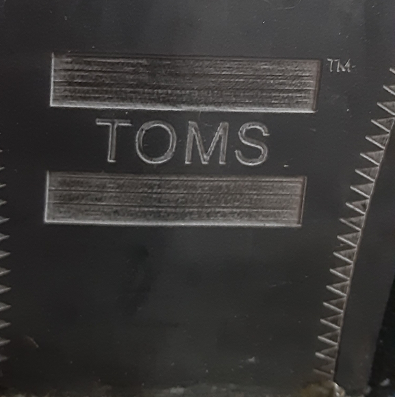 Tom black suede felted wool zip ankle boots 7.5 - Picture 6 of 8